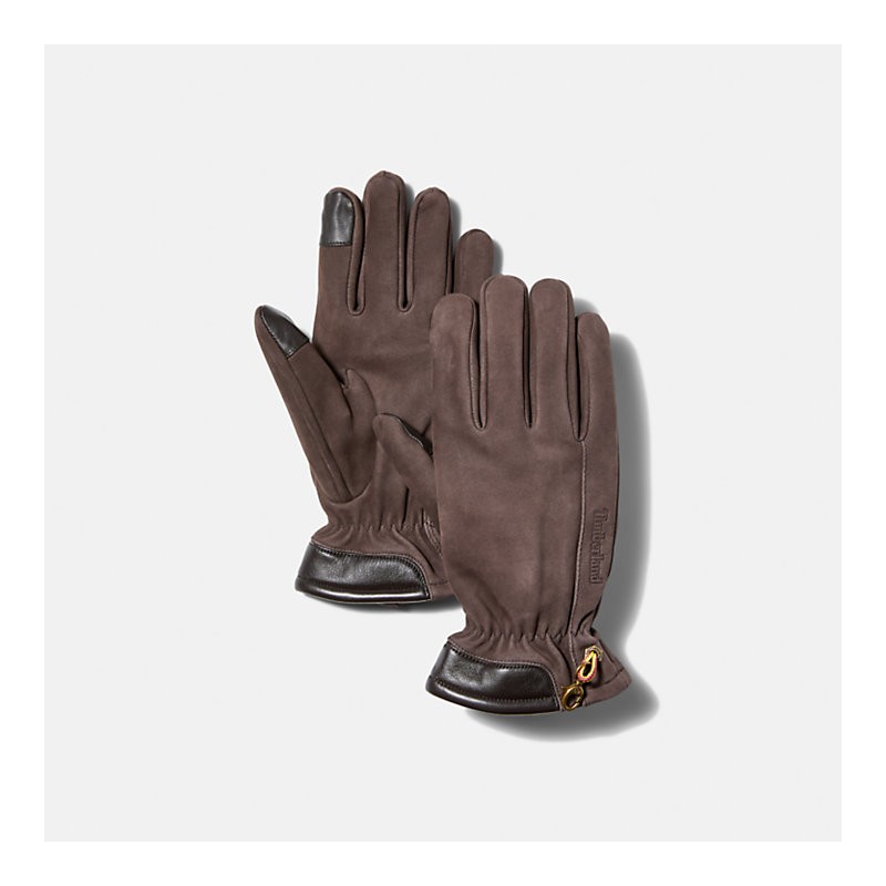 Timberland Guantes Deluxe Nobuck Brown Colour