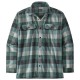 Patagonia Camisa Fjord Flannel Nouveau Green
