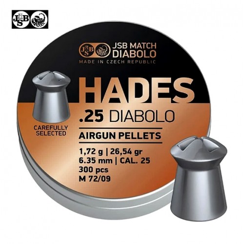 JSB Balines Hades calibre 6.35 (.25)