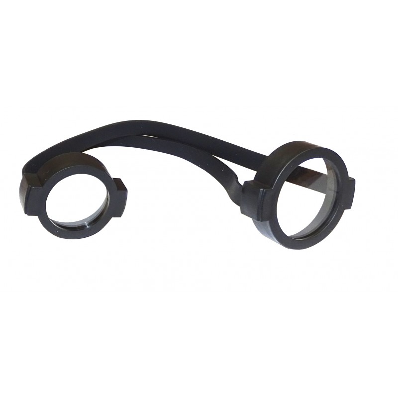 Delta Tapas de visor "cristal" para visores de 24mm de objetivo