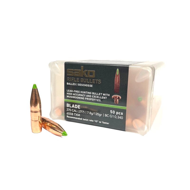 Sako Proyectiles Blade Calibre .270 (.277) 120grains
