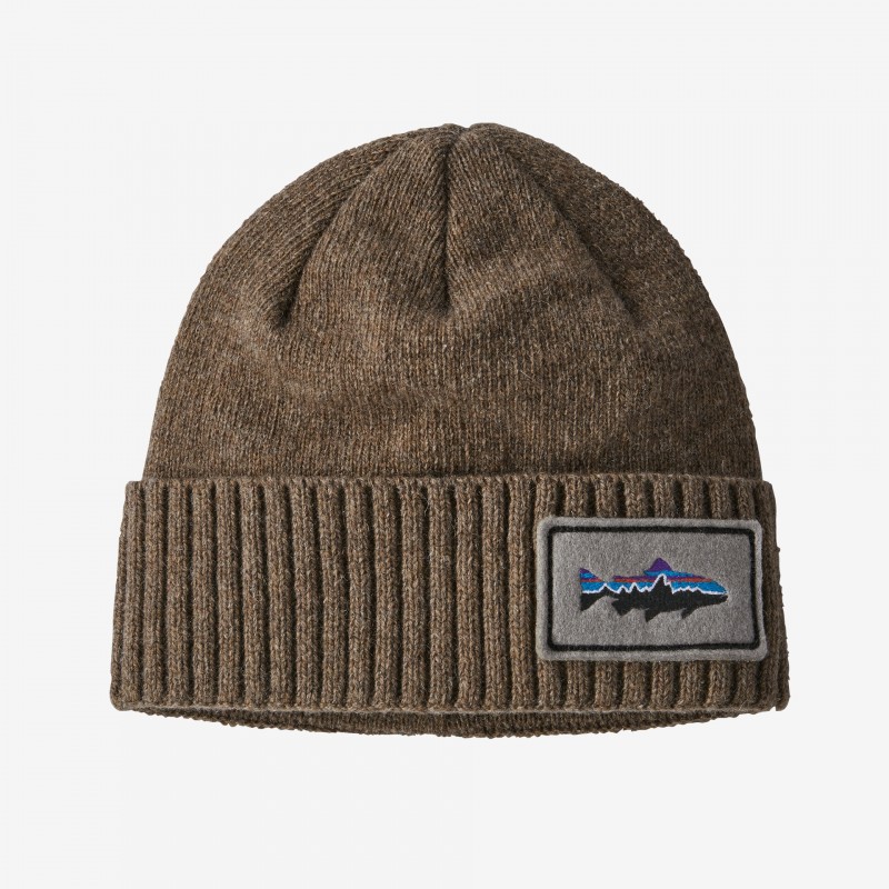 Patagonia Gorro de lana Brodeo Beanie "brown"