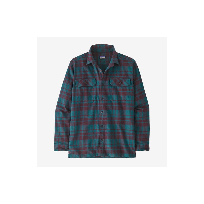 Patagonia Men's Long-Sleeved Organic Cotton Midweight Fjord Flannel Shirt