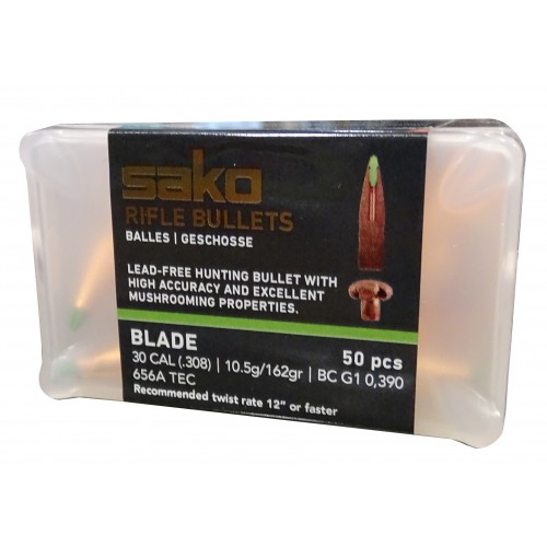 Sako Proyectiles 30 Cal  .308  162 grains Libres de Plomo