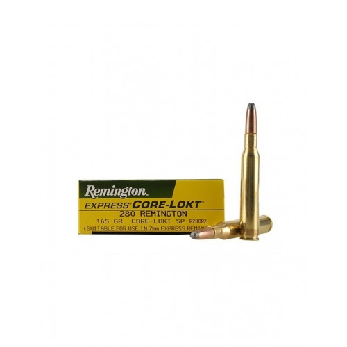 Remington Munción 280 Remington 165gr Core Lock SP