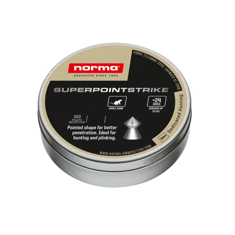 Norma Balines SuperpointStrike Cal. 4.5  8.2 grains