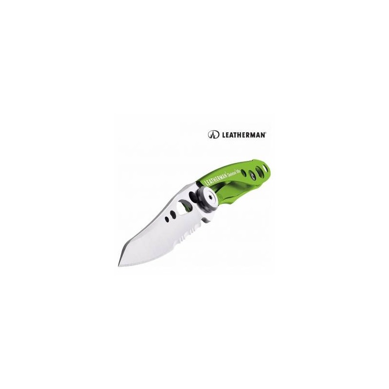 Leatherman Navaja Skeletool Verde KBX