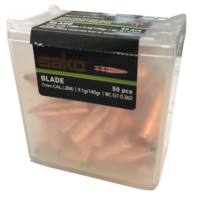 Sako Proyectiles 7mm Rem Mag Blade (punta plástica) 140 grains