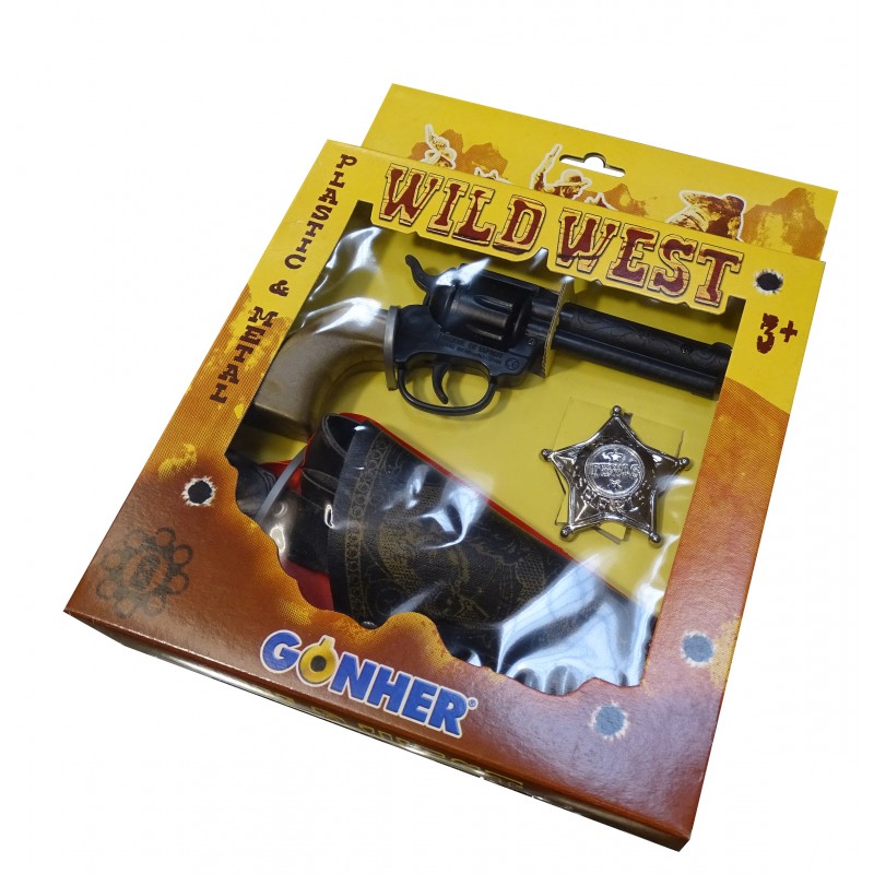 Gonher Revólver Wild West 8 disparos