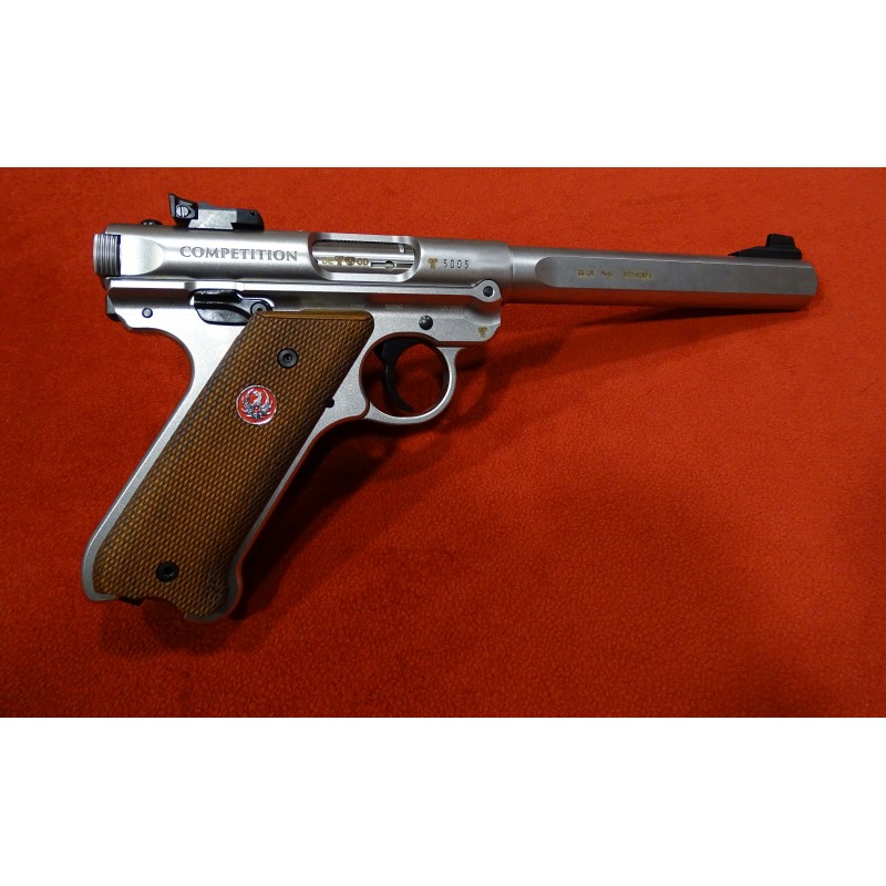 Ruger Pistola MK IV Competition Stainless Steel 6.88" 22lr