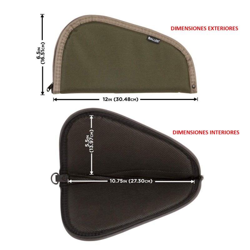 Allen Company Funda Arma Corta 11" Green