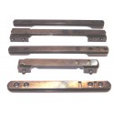 Raíles para distintos modelos de rifles
