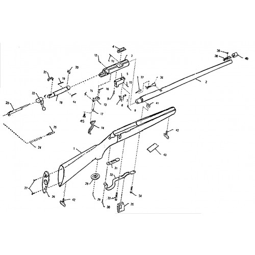 Norinco JW15A Mainspring retainer