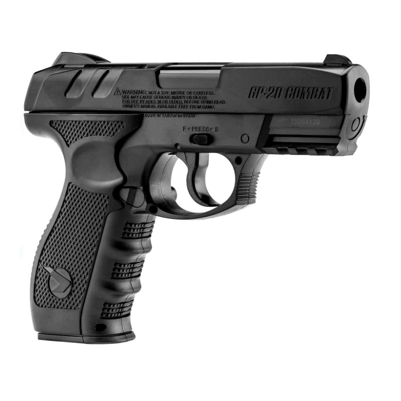 Gamo Pistola GP 20 Combat con raíl inferior Picatinny
