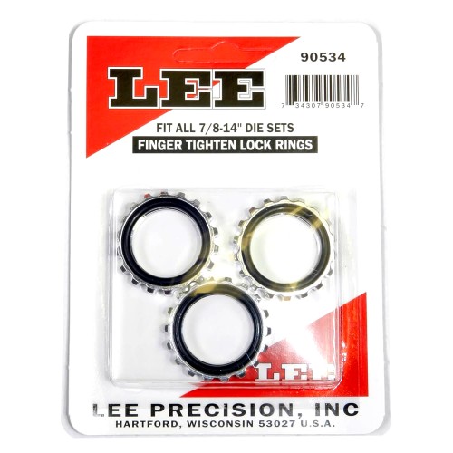 Lee Precision Set de 3 Self Lock Ring