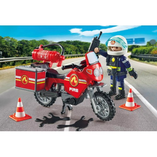 Playmobil Moto de bomberos