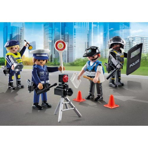 Playmobil Set figuras de policía