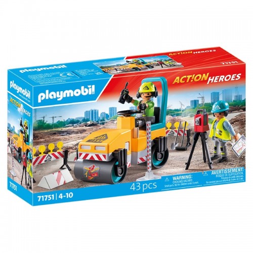 Playmobil Construcción de carreteras