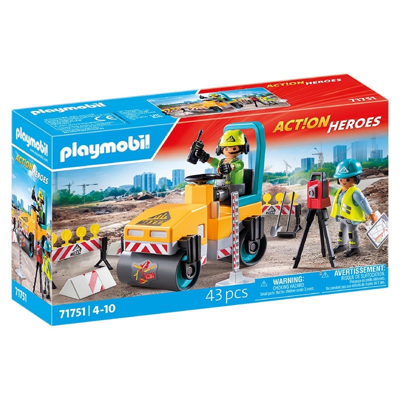 Playmobil Construcción de carreteras