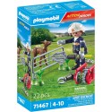 Playmobil Misión bomberos: rescate animal
