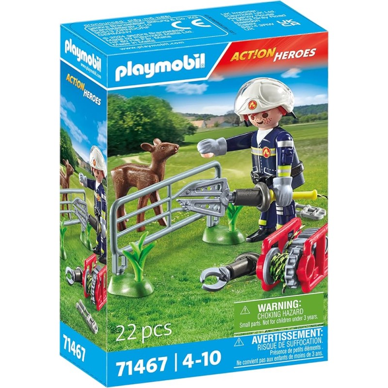 Playmobil Misión bomberos: rescate animal