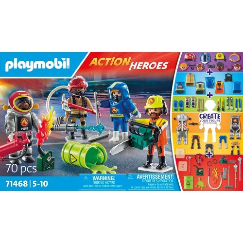 Playmobil My Figures: bomberos