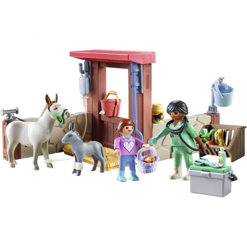Playmobil Veterinaria de granja