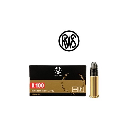 RWS Munición R100 .22 LR 40 grains LRN