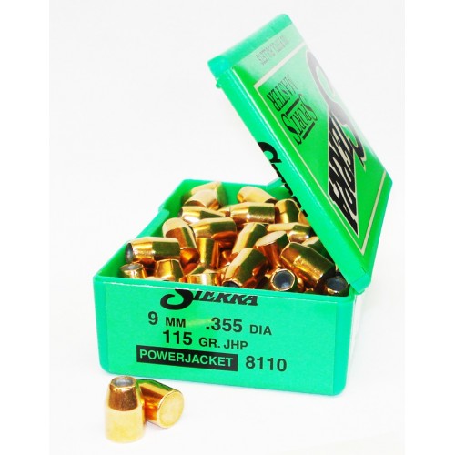 Sierra 9mm  .355  115 gr.  JHP