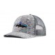 Patagonia Gorra Fitz Roy Trout Trucker Hat Thermal Blue