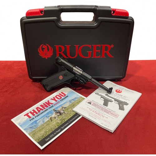 Ruger Pistola MK IV Standard 22lr 4,75"