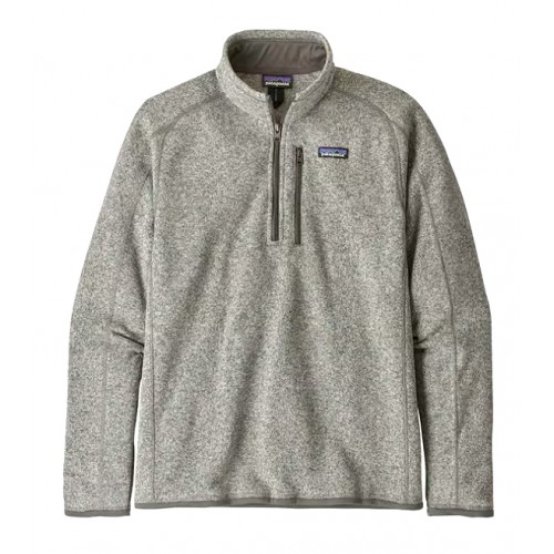 Patagonia Jersey Mens Sweater con cremallera "Grey"