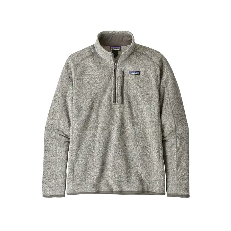 Patagonia Jersey Mens Sweater con cremallera "Grey"