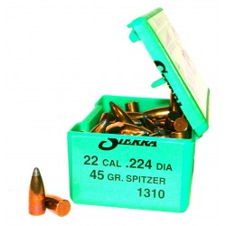 1310   .22 Cal.  .224  45gr  SPT Spitzer