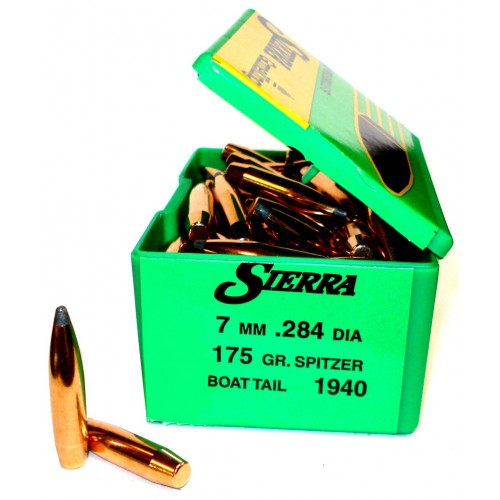 1940   7mm Cal.  .284   175 gr  SBT Spitzer Boat Tail