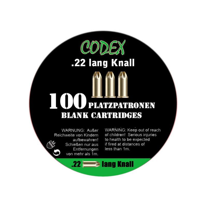 Codex Munición de fogueo calibre 22lr