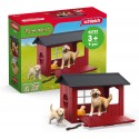 Schleich Caseta de perros con Golden Retrievers