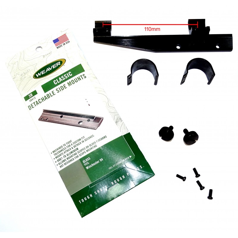 Weaver Montaje Lateral "Large" para Winchester 1894 Anillas de 25.4mm