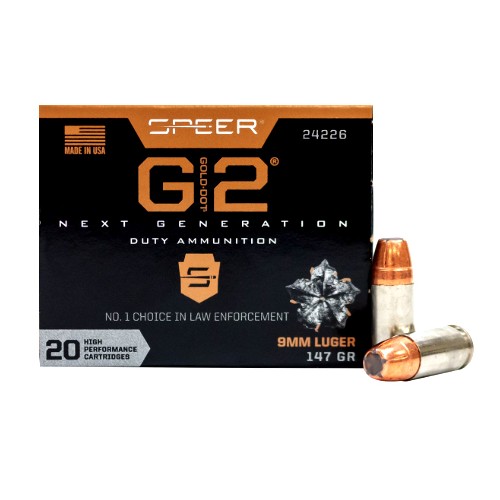 Speer Munición 9mm 147 grains Gold Dot