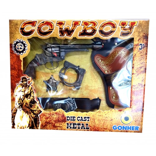 Gonher Cow Boy Set 12 Tiros Playset