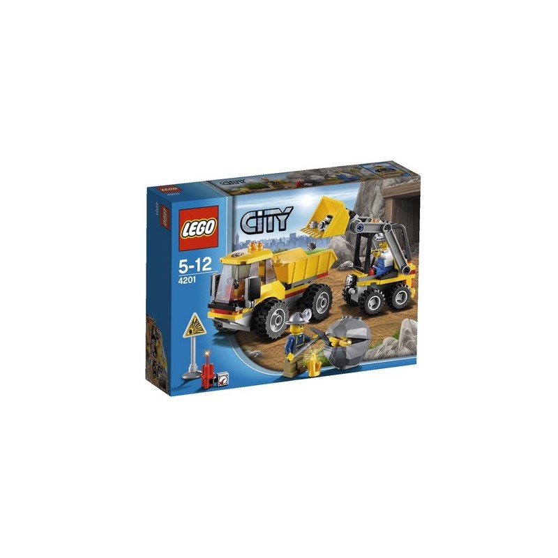 4201 Excavadora y volquete