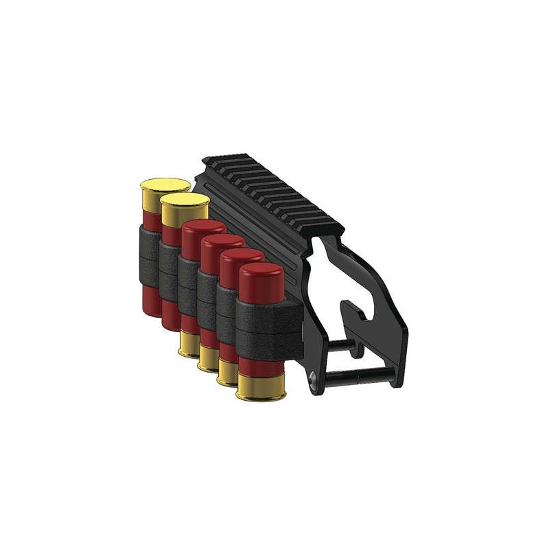 Tac-Star Porta-cartuchos + raíl Picatinny Remington