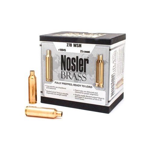 Nosler Brass 270 WSM