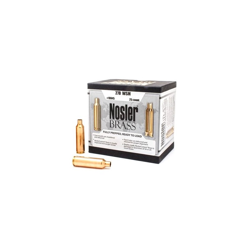 Nosler Brass 270 WSM