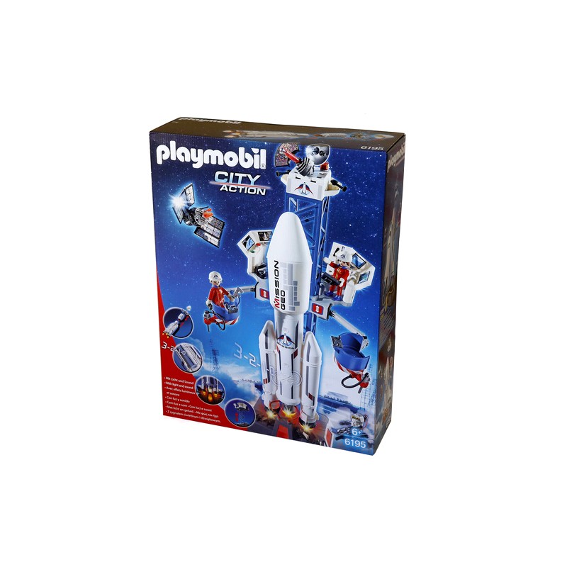 Playmobil Cohete con Plataforma de Lanzamiento