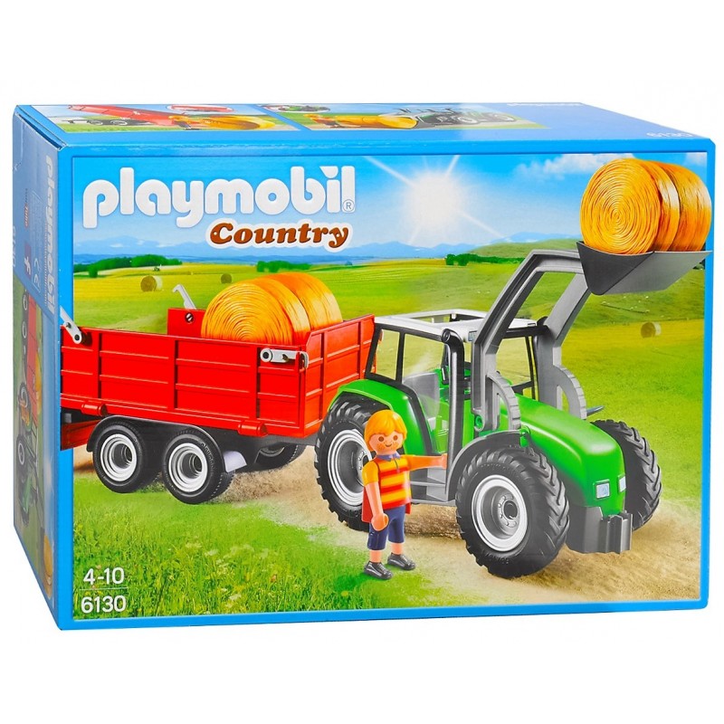6130 Tractor de granja con remolque