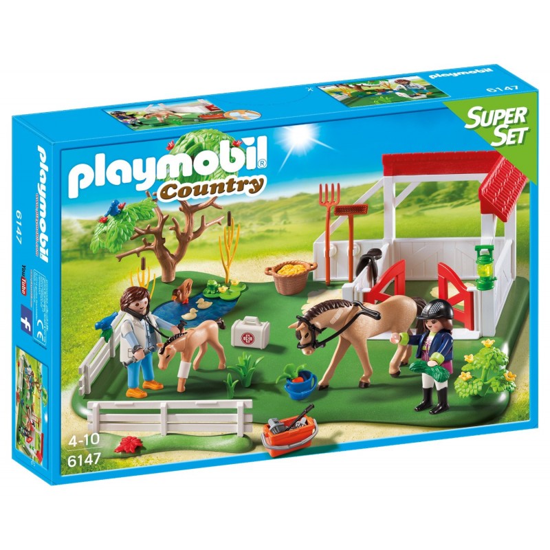 6147 Super Set Caballos en el prado