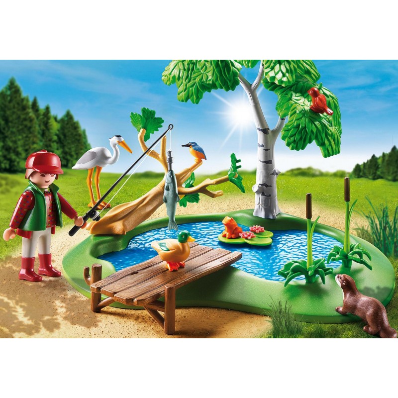 6816 Lago con animales