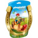 6968 Jinete con poni flor