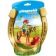6968 Jinete con poni flor